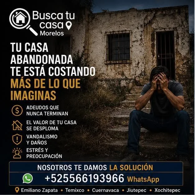 Casa abandonada y posibles problemas asociados